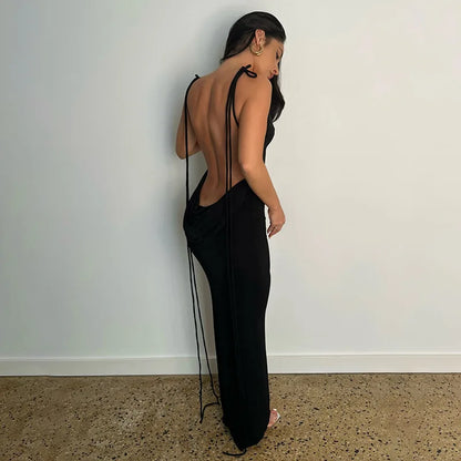 Serenity Backless Maxi Dress