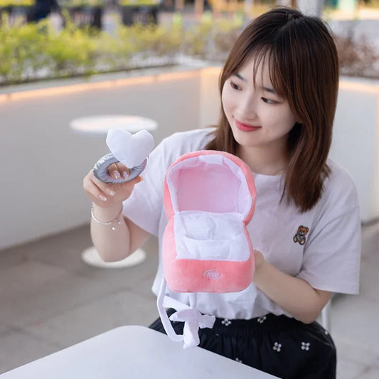 Puppy Love Heart Ring Plush Box